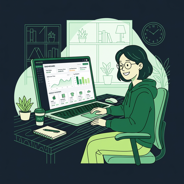 SOLOPOS Dashboard — Sales analytics, inventory overview, and revenue metrics